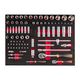 FIXMAN 7 Drawer Ind. Roller Cabinet With 133pc Mechanics Tool Set